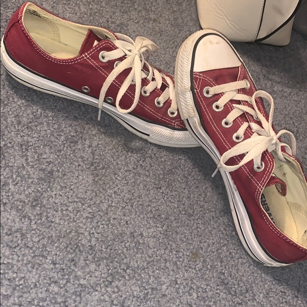 Maroon Converse